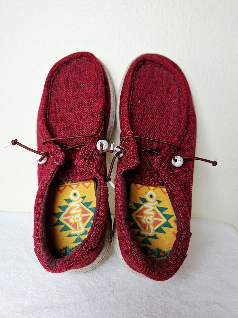 Hey Dude Wally Stretch Red Casual Men’s Shoes